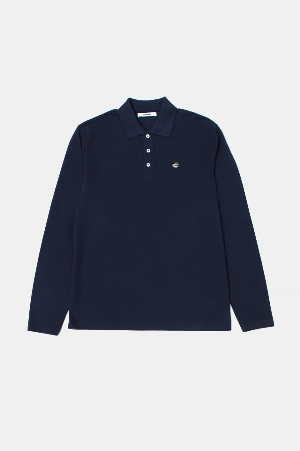 Edmmond Studios Duck Polo polo marine manches longues piqué