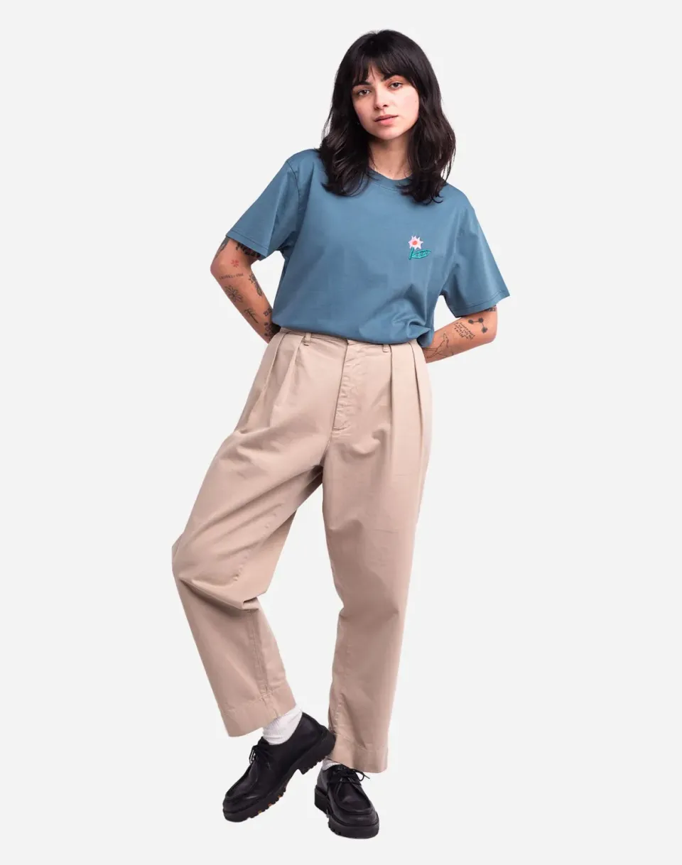 Olow Sembo pantalon beige ample coton