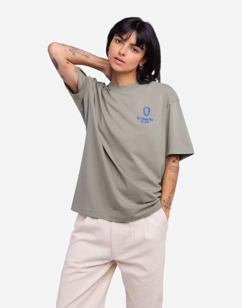OLOW Capra t-shirt ample argile coton bio