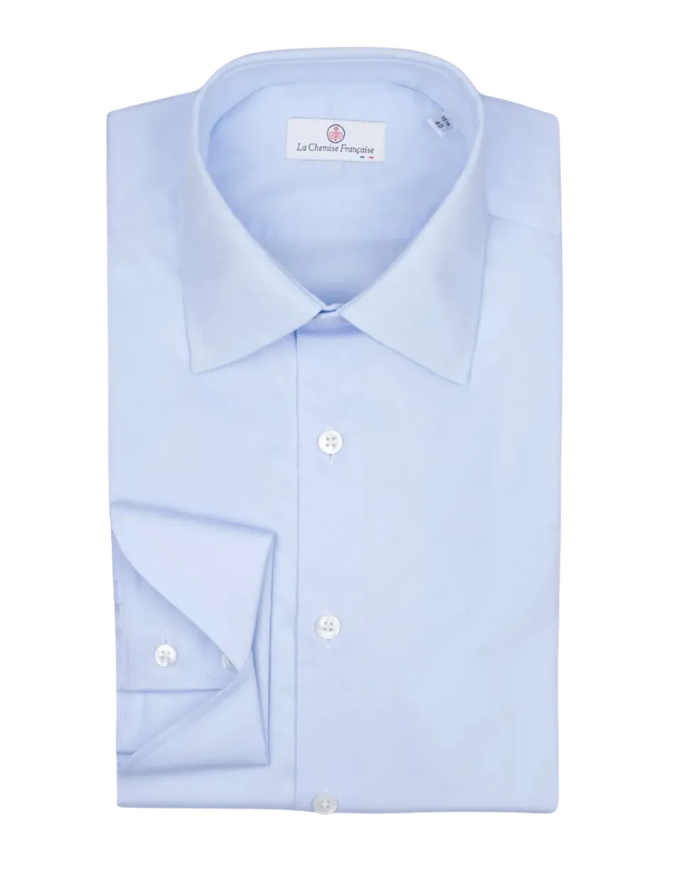 La Chemise Française Virtuose chemise popeline bleu ciel