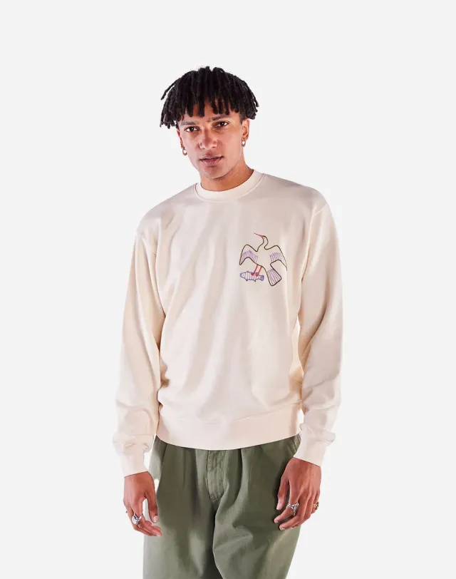 OLOW Bude sweat ivoire coton bio