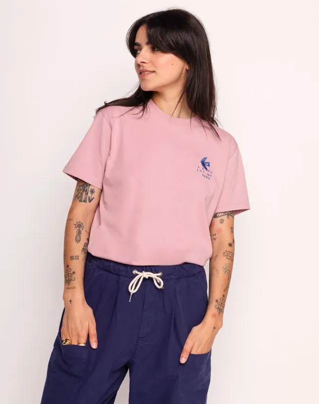 Olow Life Dance t-shirt rose lila coton bio
