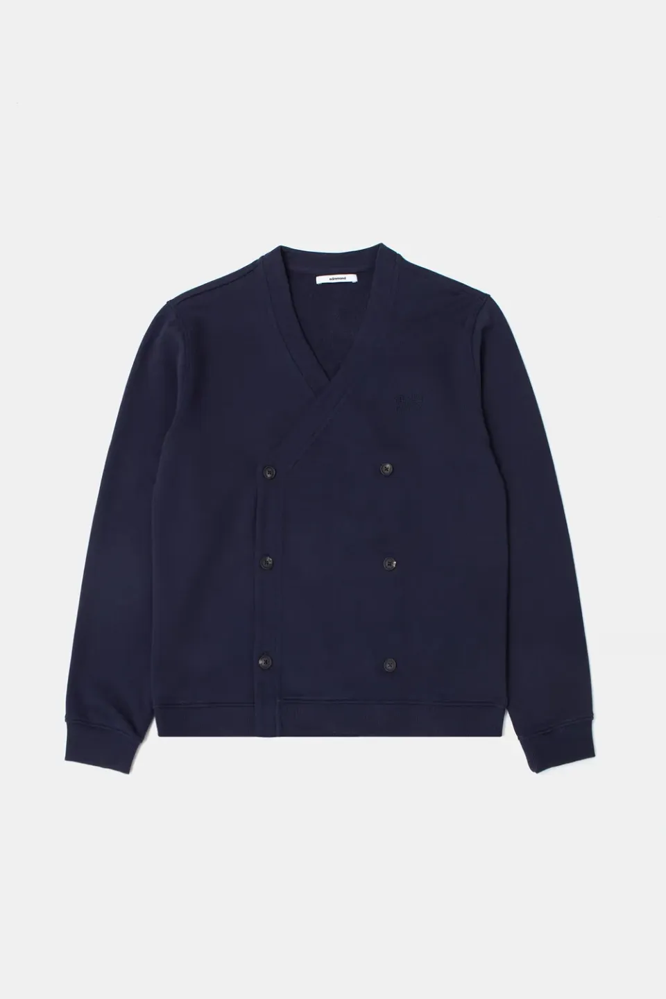 Edmmond Studios Manoir cardigan homme bleu marine