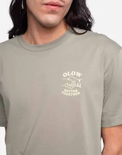 OLOW Better Together t-shirt oversize argile