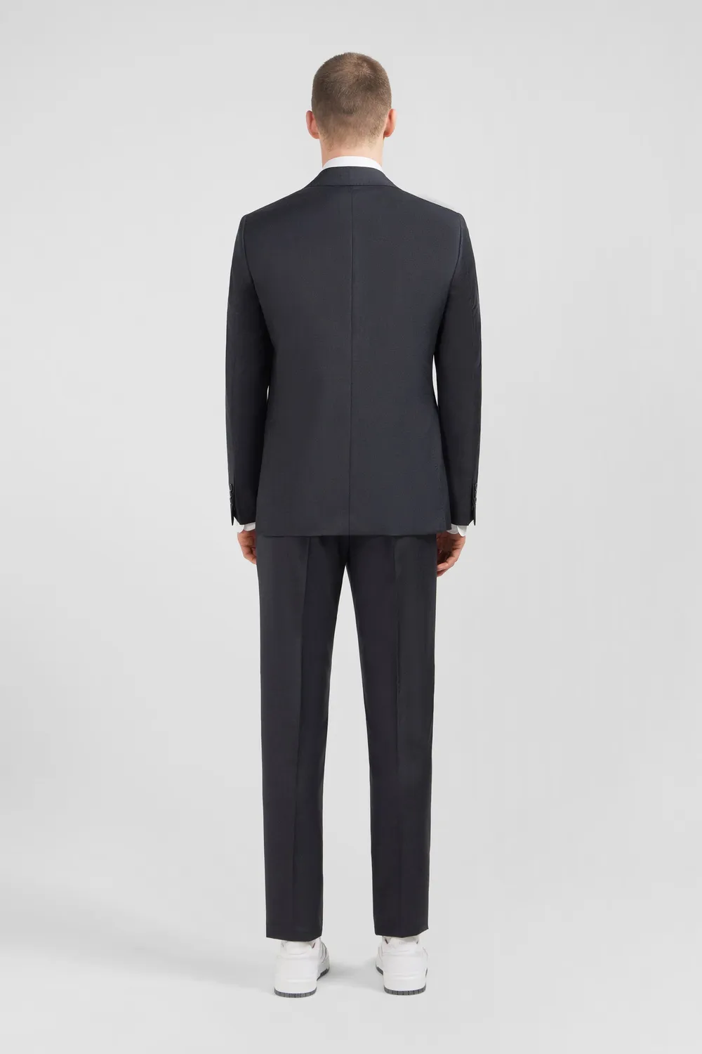 Eden Park costume regular homme laine gris foncé