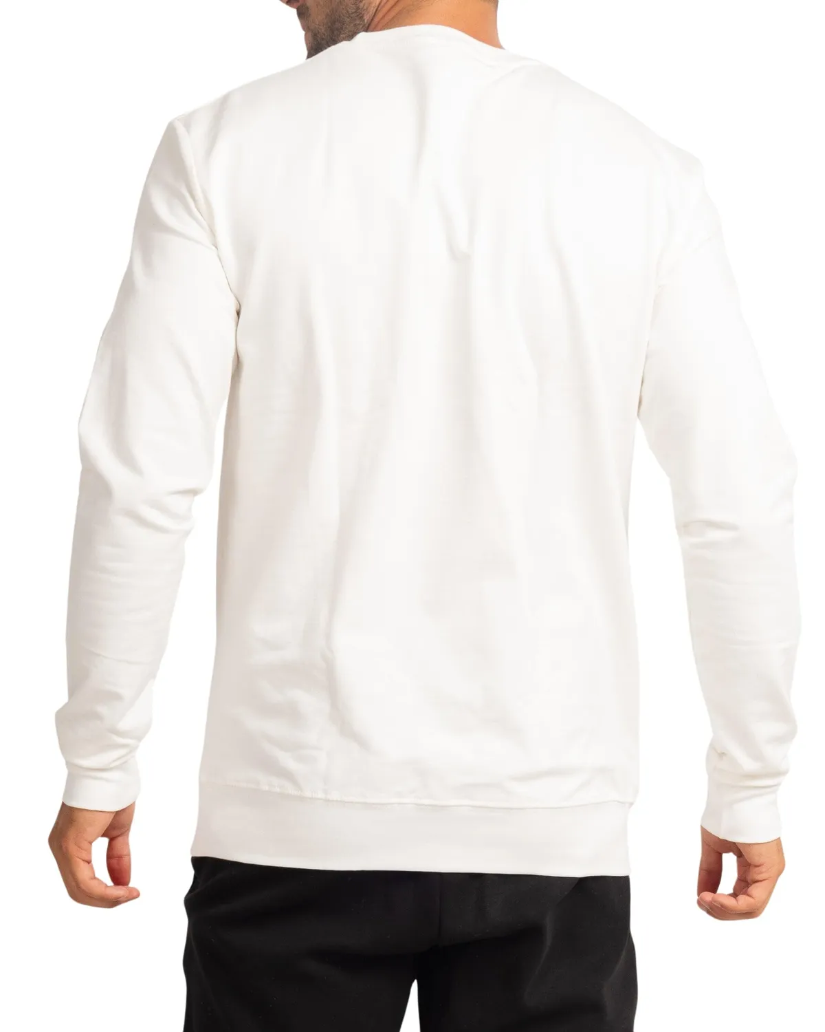 Subliminal Mode BX728 sweat homme col rond taille L uni