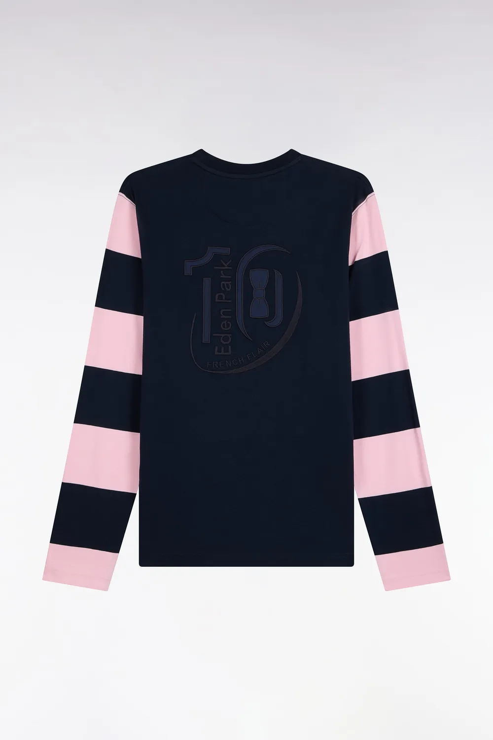 Eden Park t-shirt manches longues marine coton homme