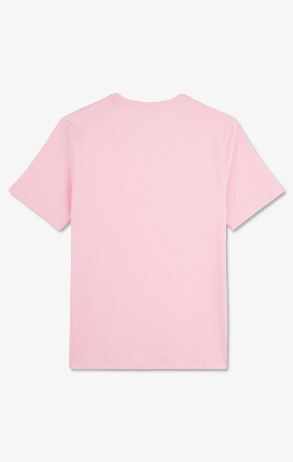 Eden Park t-shirt col rond coton Pima rose manches courtes
