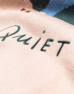 OLOW Quiet Life cardigan beige en coton mérinos