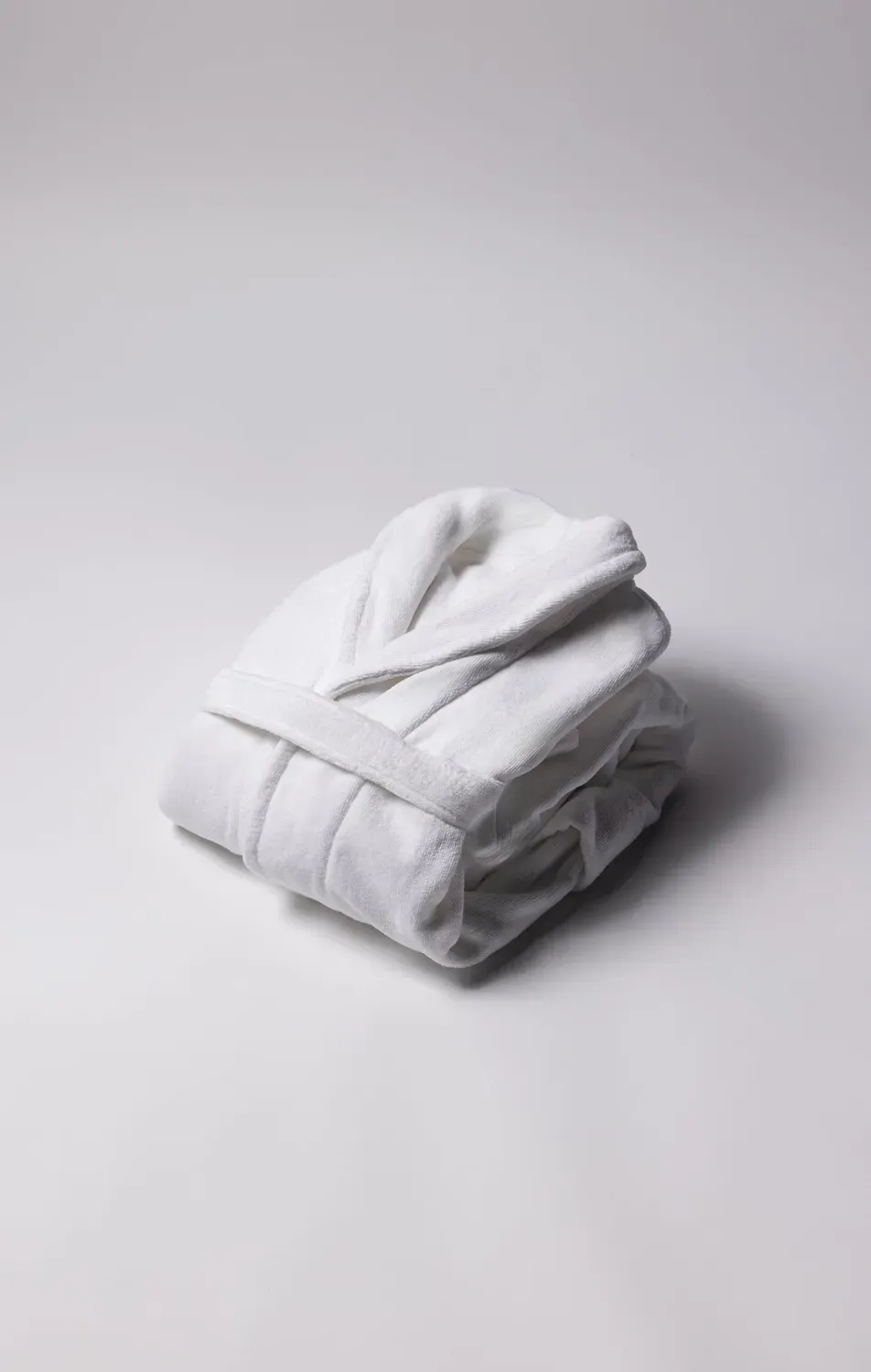 Eden Park peignoir coton éponge blanc brodé ceinture