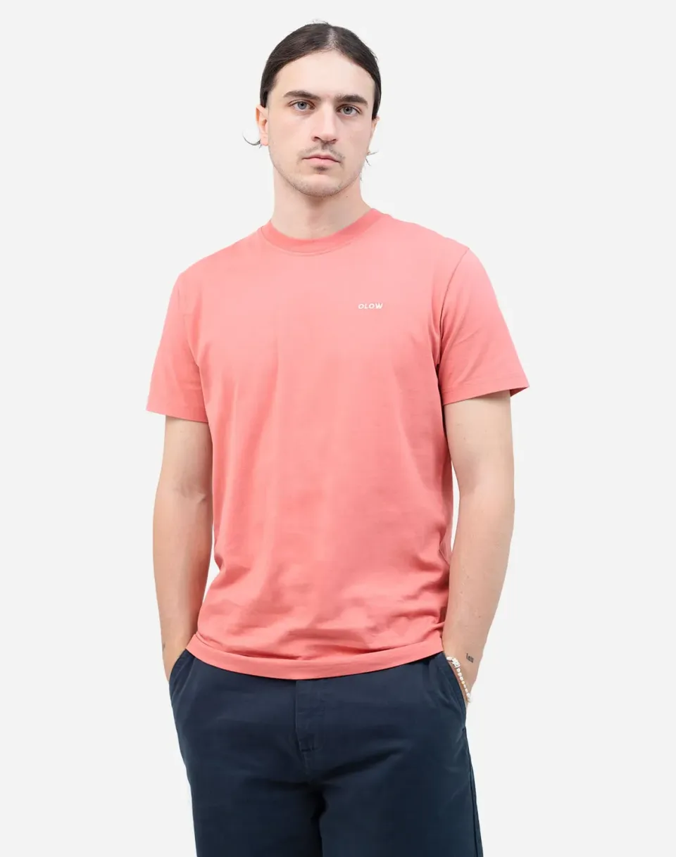 OLOW Portrait t-shirt rose minéral coton bio