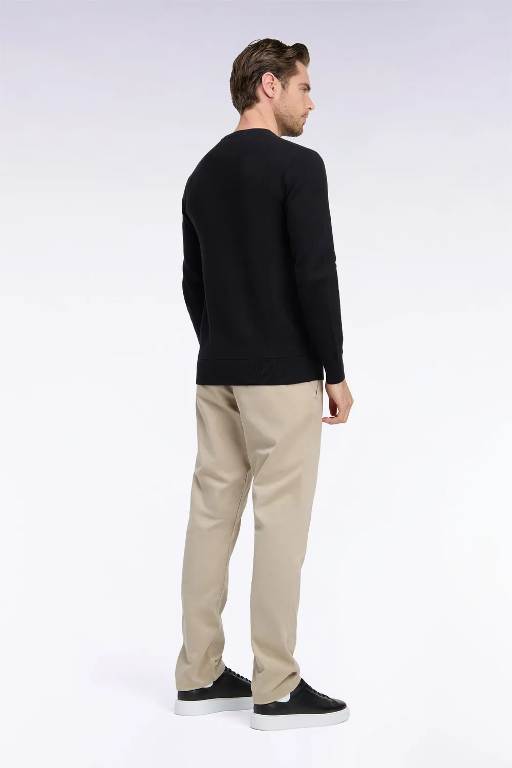 Eden Park Legend Rugby pantalon chino beige sans plis stretch