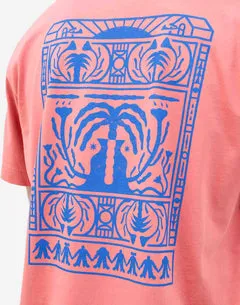 OLOW Connection t-shirt rose minéral coton bio