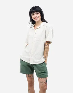 OLOW Aloha Welli chemise homme écru brodée