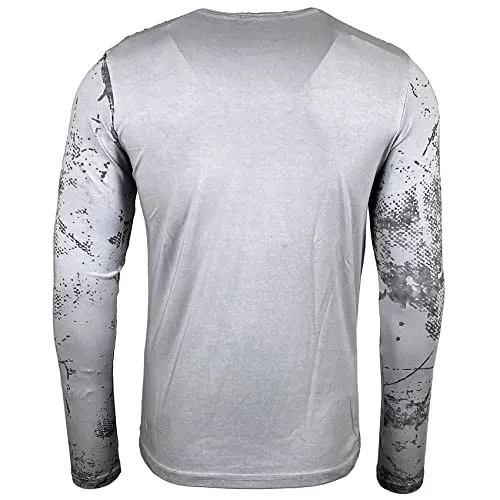 Subliminal Mode BX708 t-shirt homme manches longues tête de mort