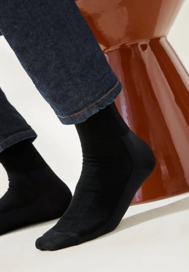 Loom Les chaussettes coton chaussettes Cordura brique