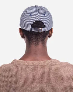 OLOW Bud casquette six pans rayée coton
