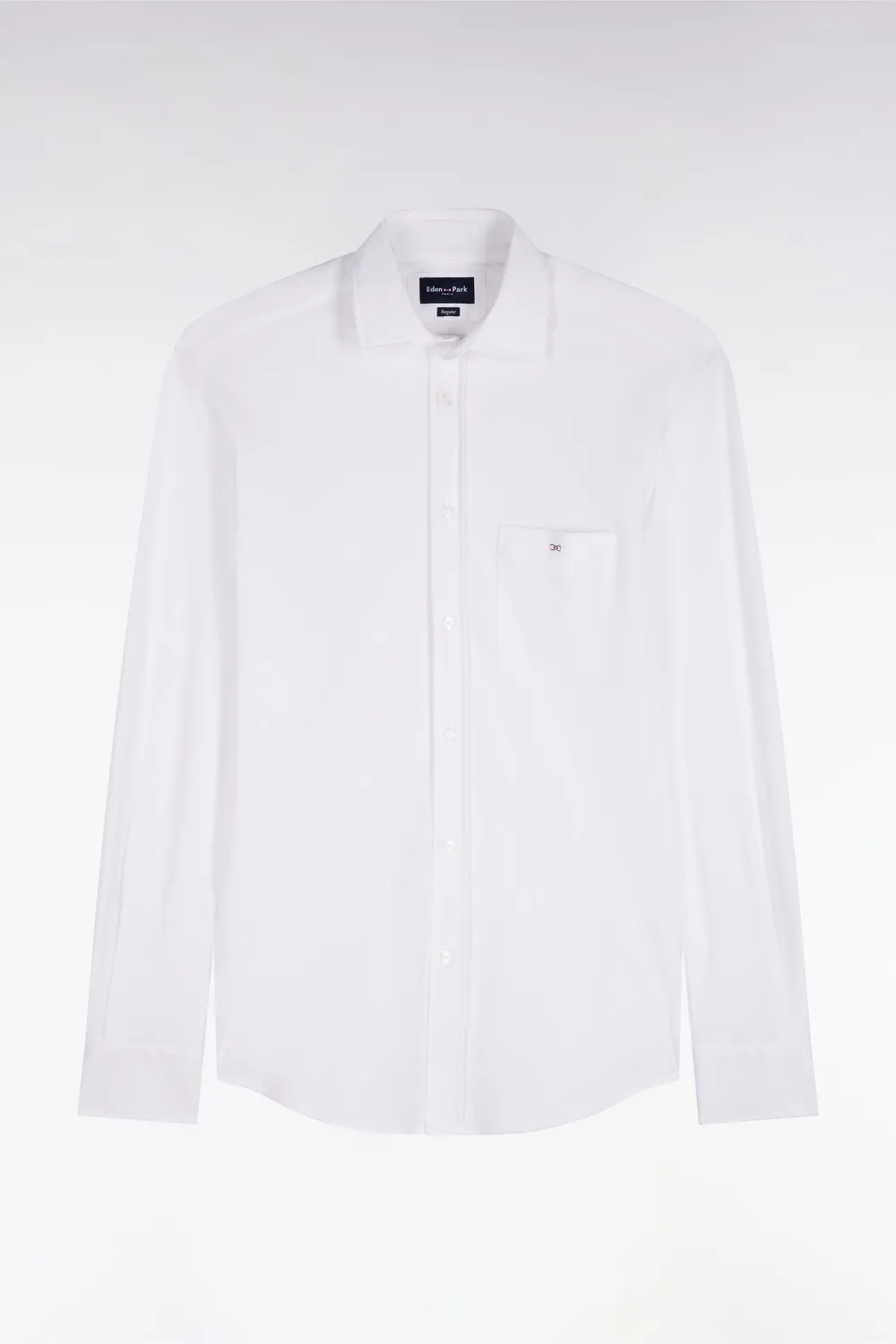 Eden Park Cruise chemise coton blanc coupe droite