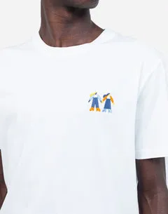OLOW Life T-shirt coton bio écru imprimé couleur