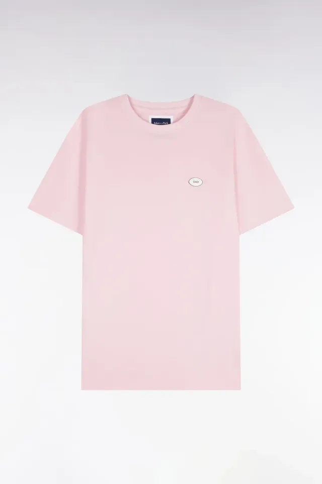 Eden Park Golf t-shirt rose droit coton taille L