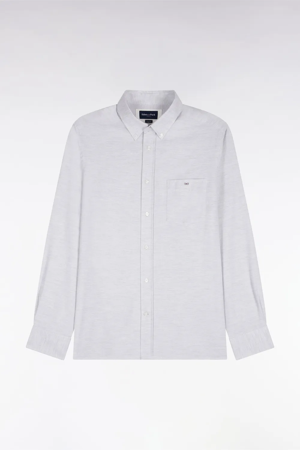 Eden Park Club Classique H26CHECL0051 chemise gris chiné