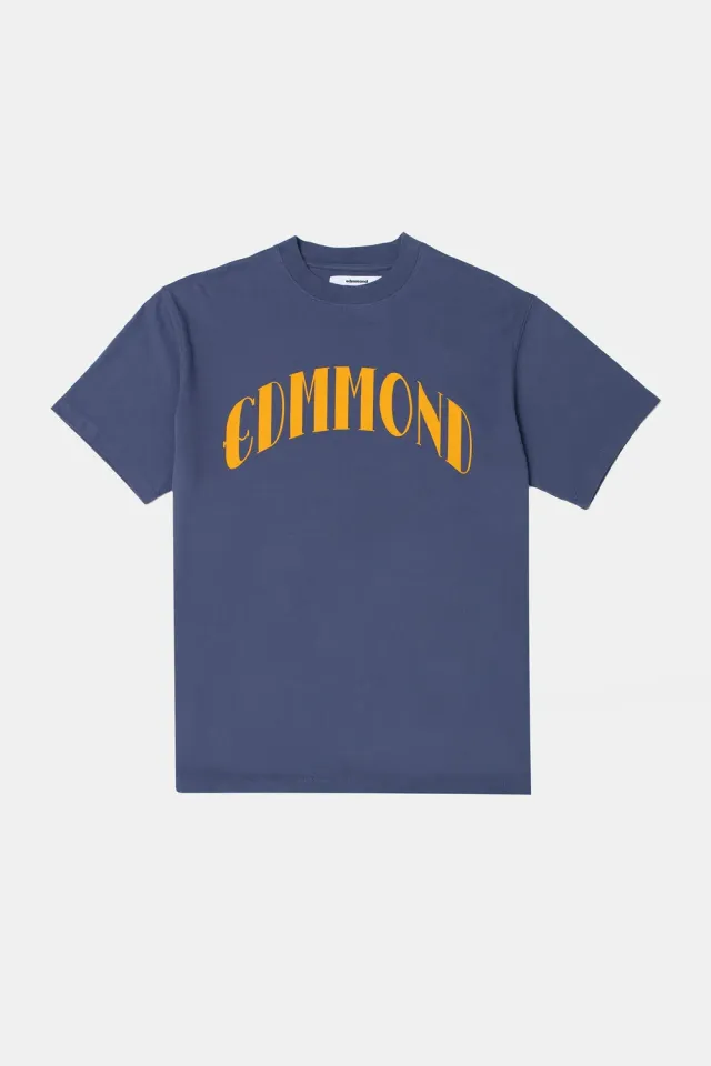 Edmmond Studios Core Logo t-shirt homme bleu marine coton