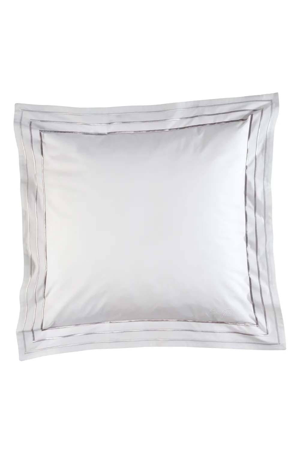 Eden Park HELITCSE0009 taies oreiller 65x65 blanc lot 2 coton