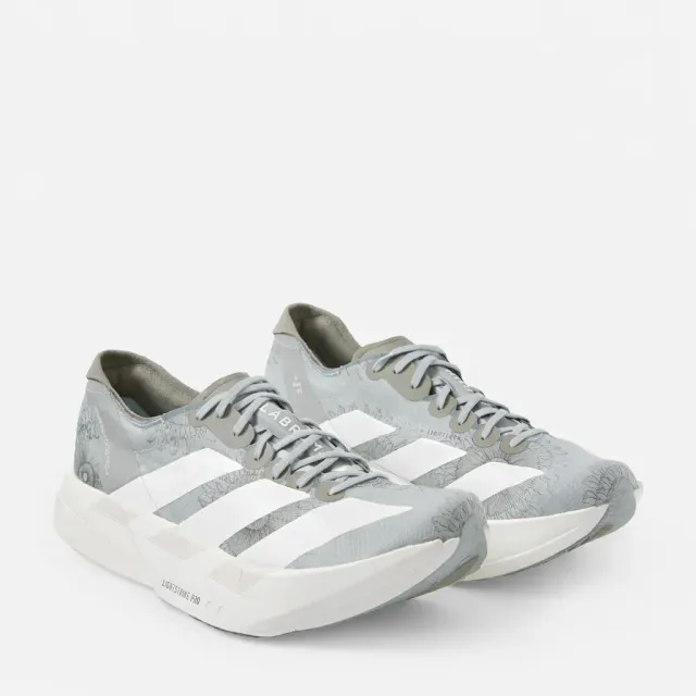 Labrum Adizero Adios Pro 4 chaussures running argent néon