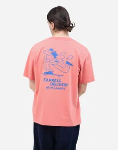 OLOW Cruiser t-shirt rose minéral coupe loose coton bio