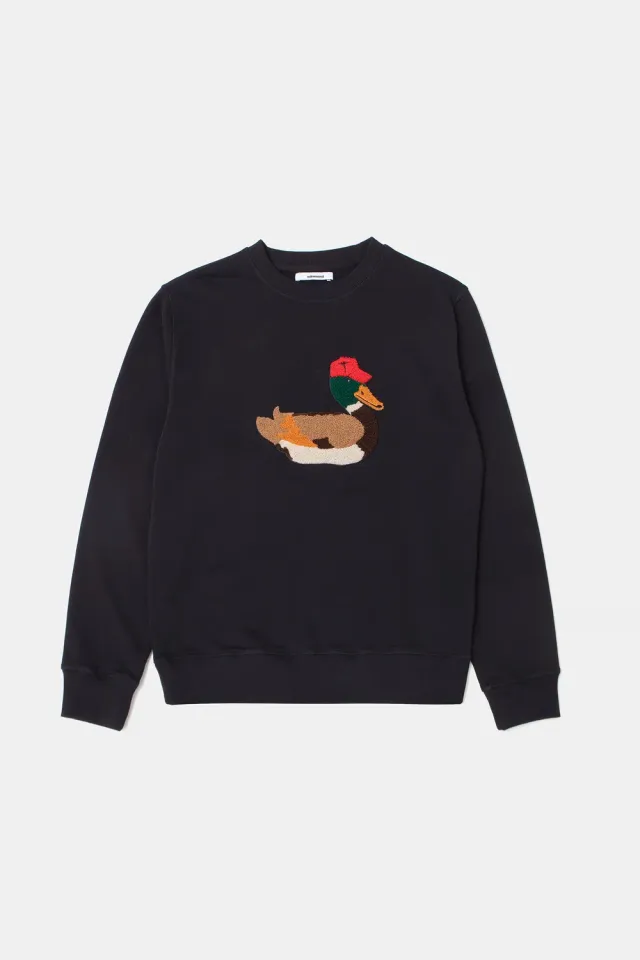 Edmmond Studios Duck Hunt sweat noir chenille 450g