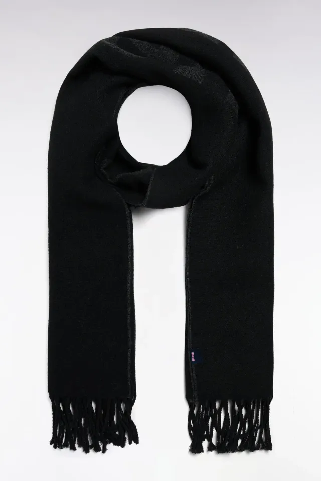 Eden Park Club Classique écharpe jacquard noir