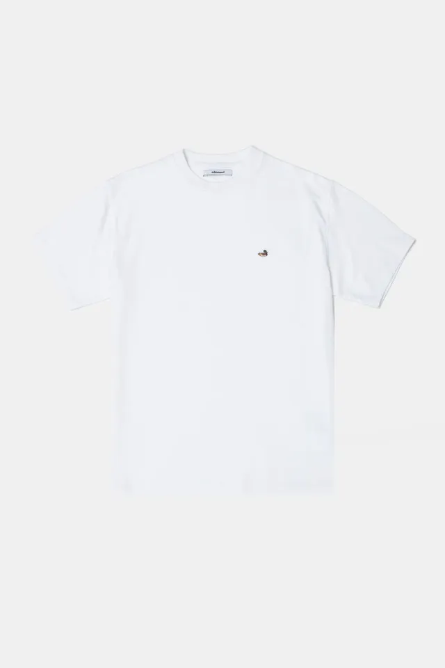 Edmmond Studios Duck t-shirt homme blanc coton brodé