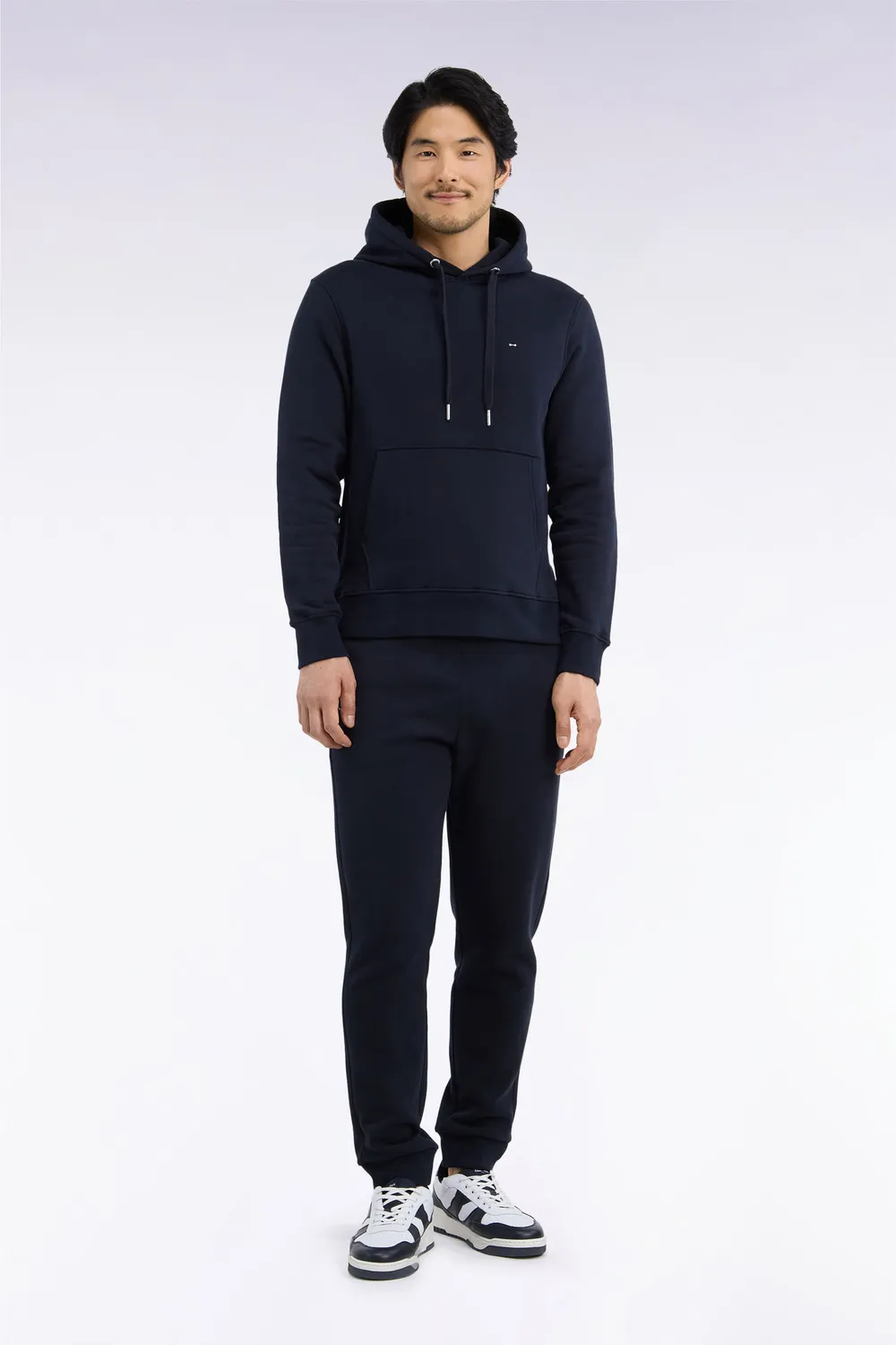Eden Park jogging molleton coton marine coupe droite M-5XL