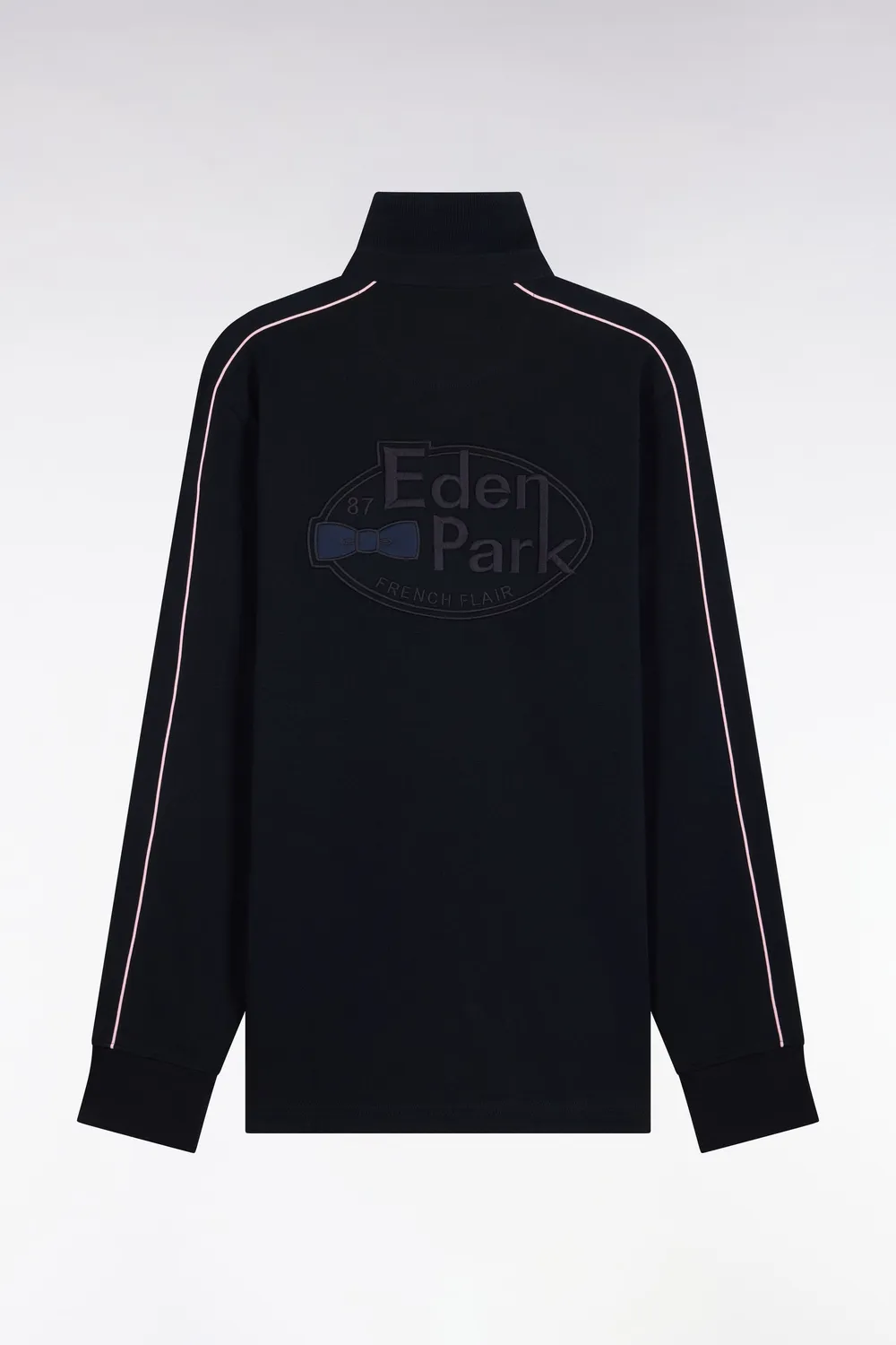 Eden Park maillot rugby jersey marine rose ML