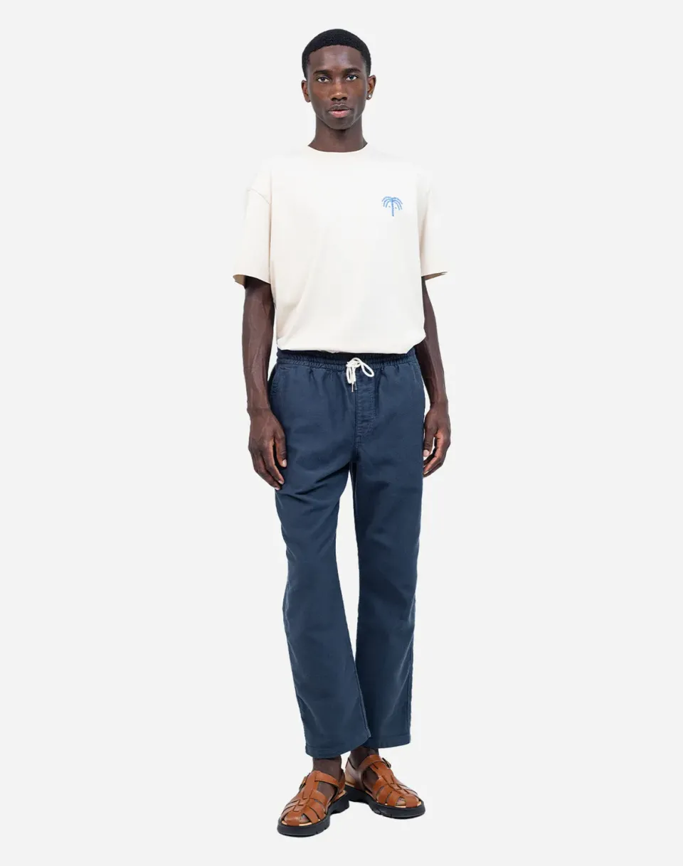 OLOW Hatha pantalon bleu nuit coton