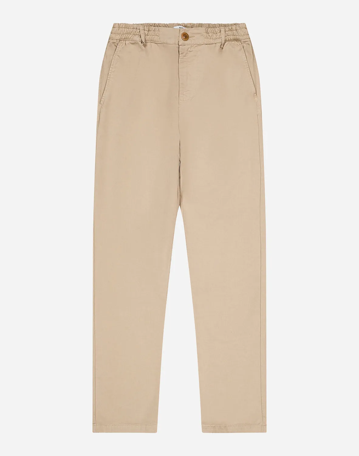 OLOW Chino pantalon beige coton bio