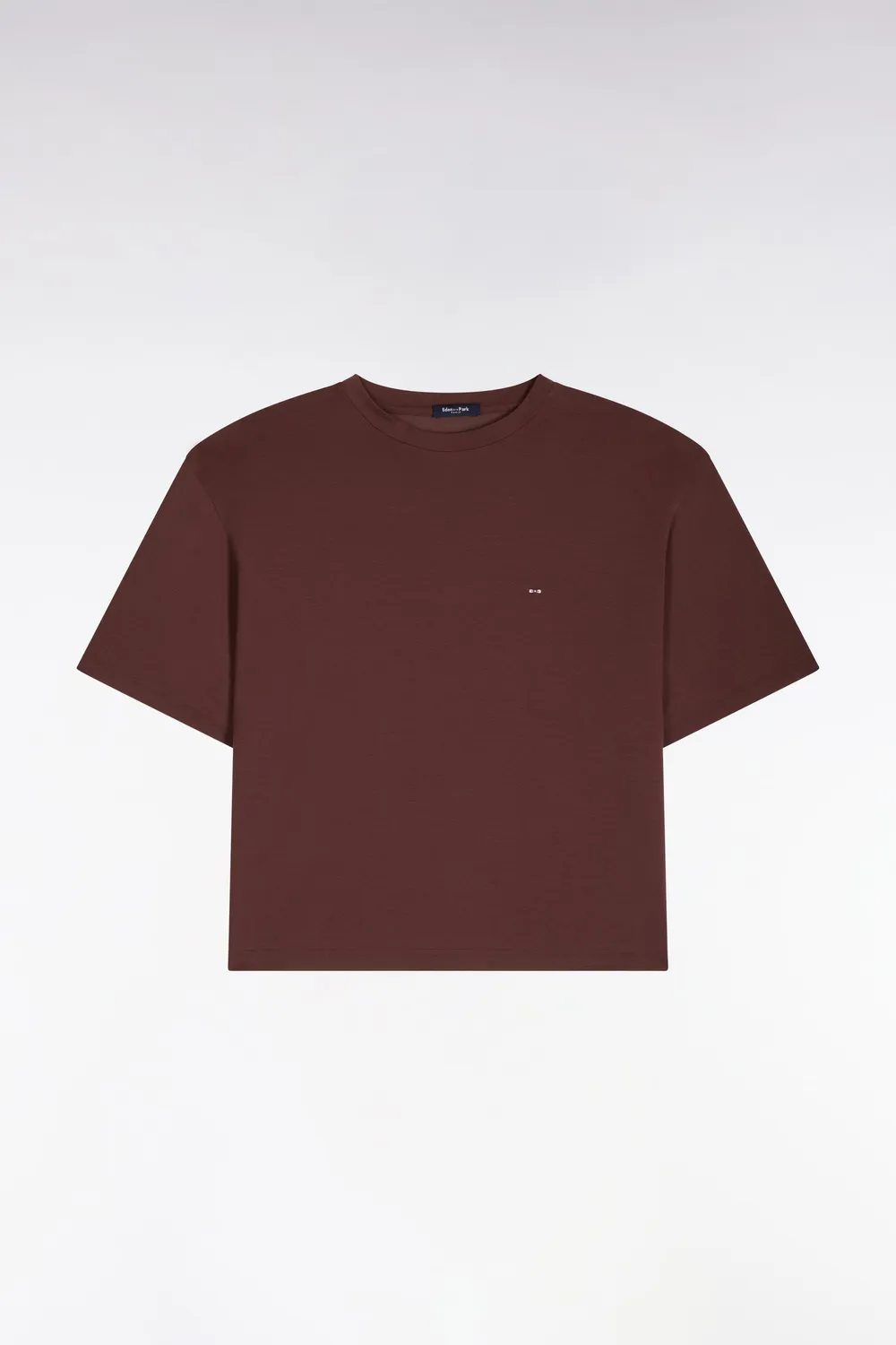 Eden Park Club Classique t-shirt marron modal ample femme