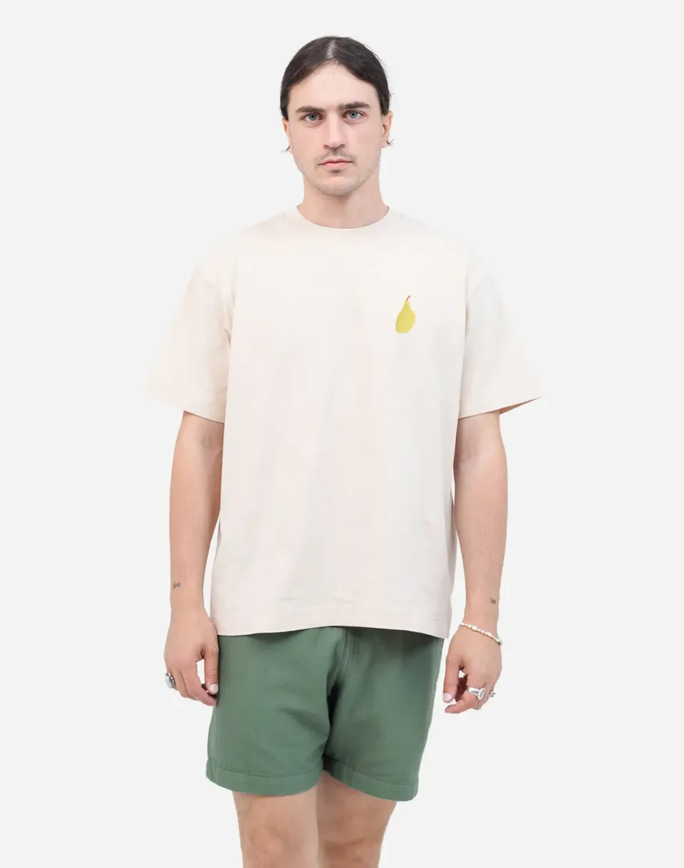 OLOW Meshbag t-shirt loose crème coton bio