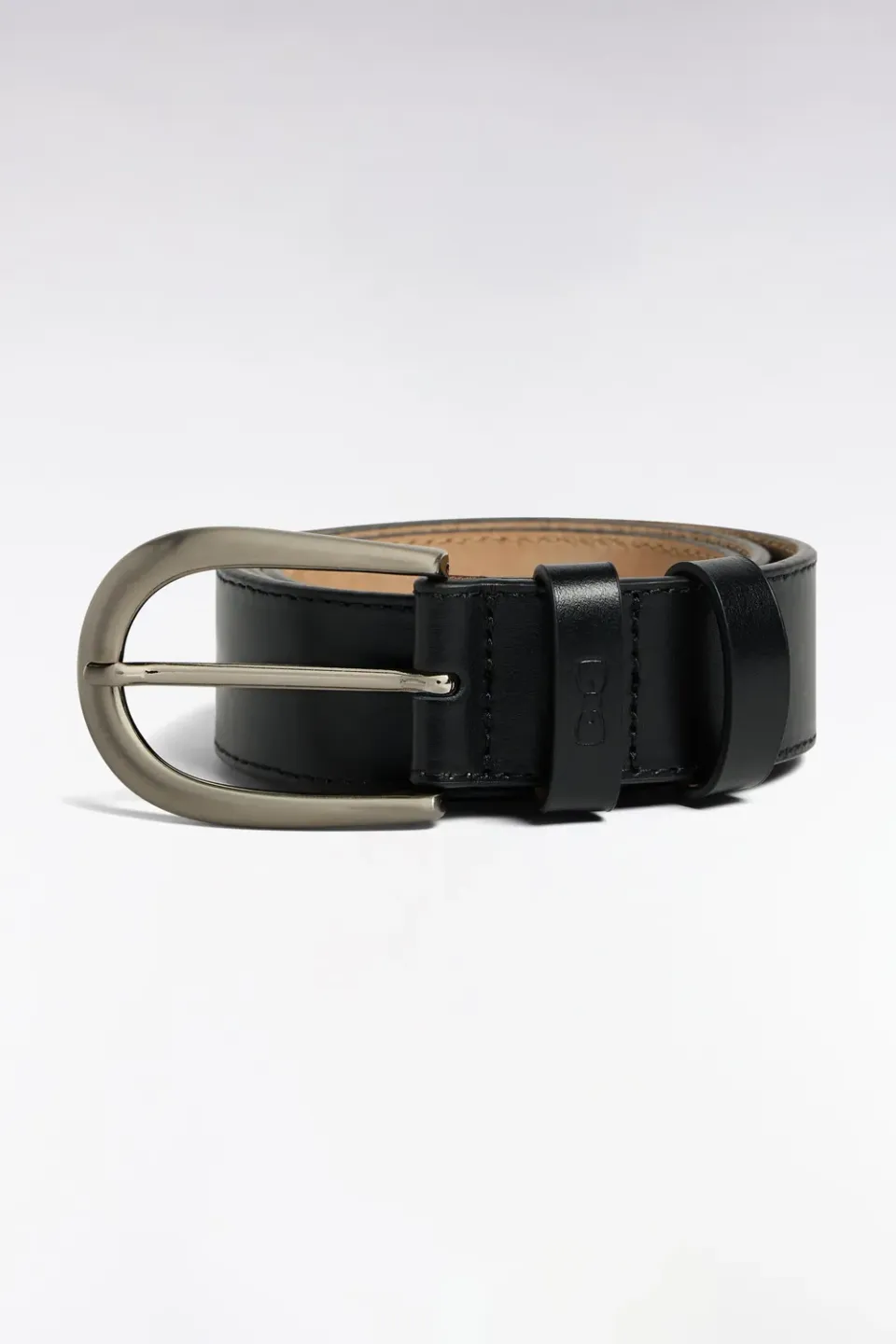 Eden Park Club Classique H26AHTCE0003 ceinture noire cuir lisse