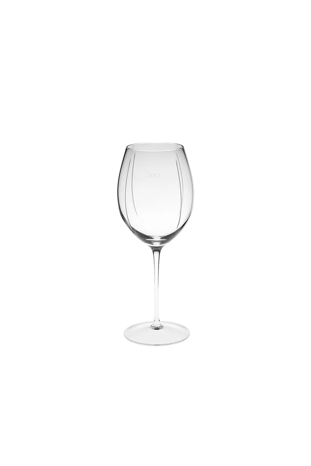 Eden Park lot 6 verres à vin nœud papillon transparent