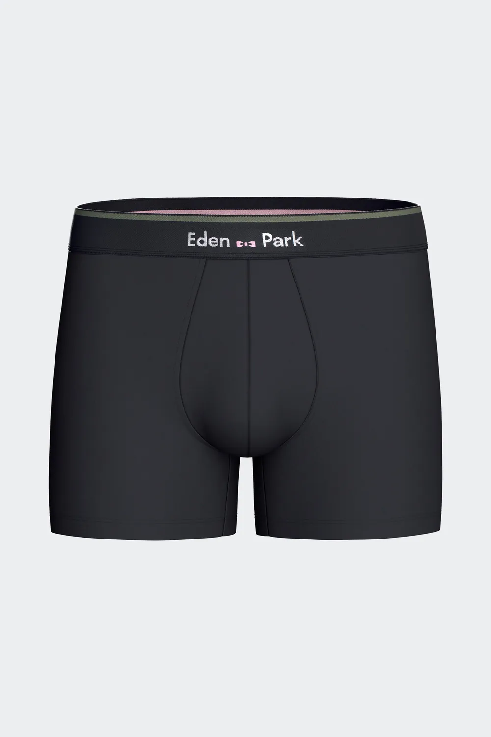 Eden Park lot 2 boxers coton marine kaki homme