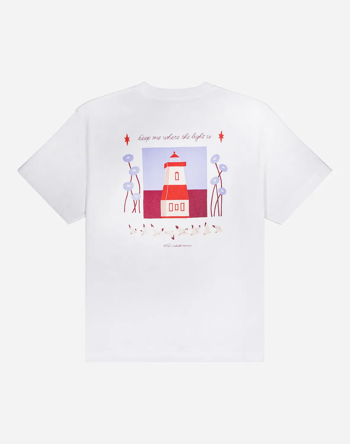 OLOW Light-House t-shirt ample écru coton bio