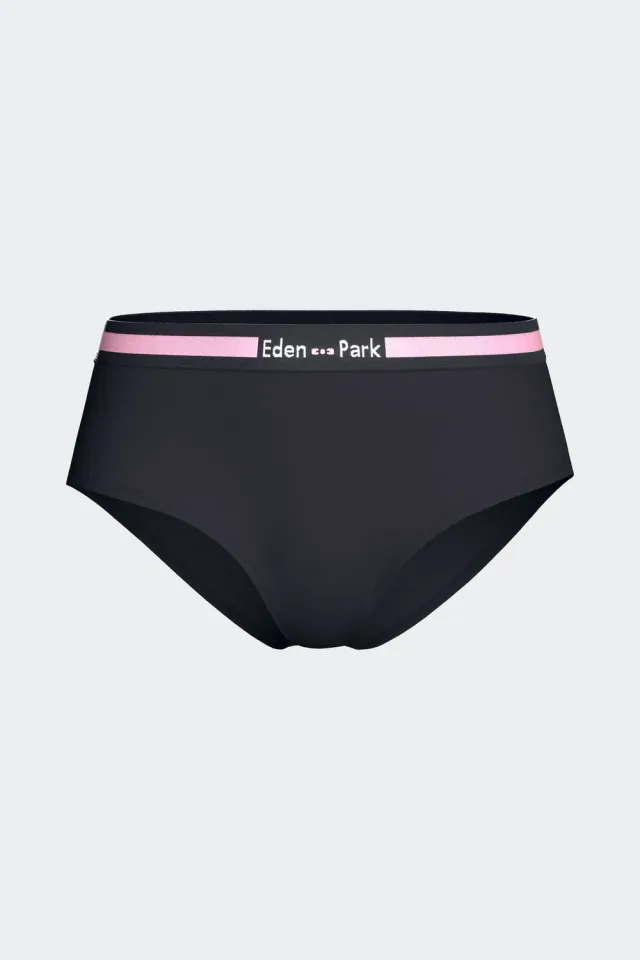 Eden Park shorty coton stretch marine femme