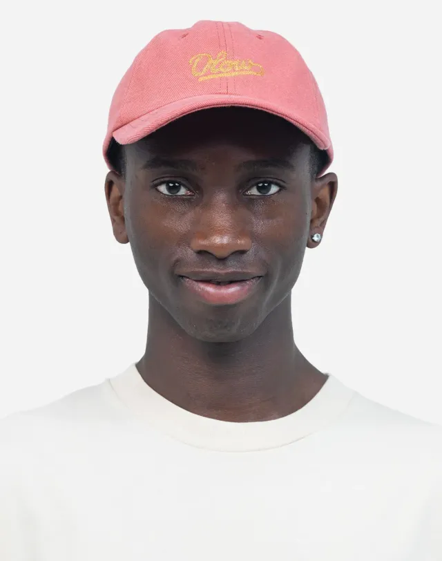 OLOW Six Panel casquette rose minéral coton