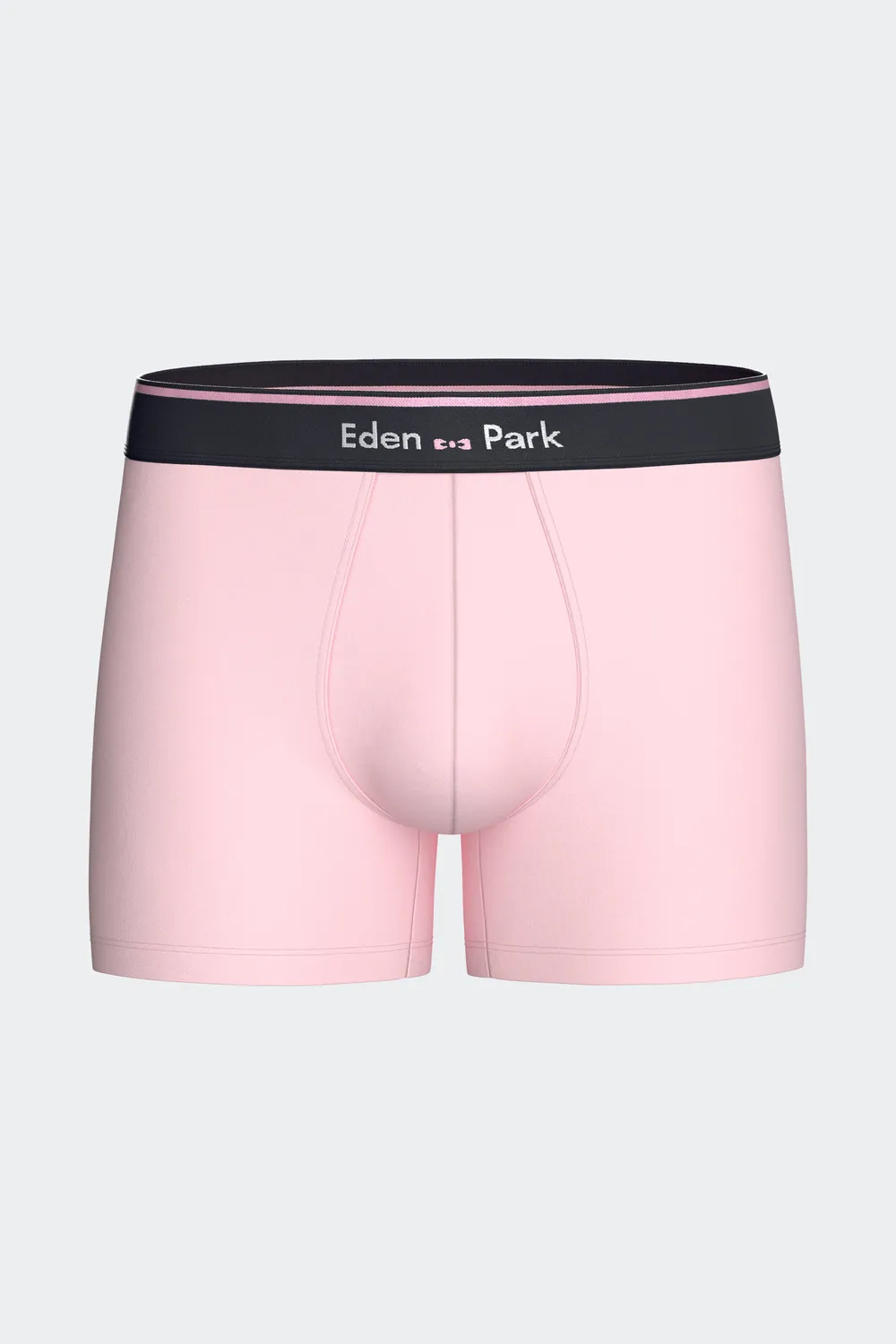 Eden Park lot 2 boxers coton marine rose stretch