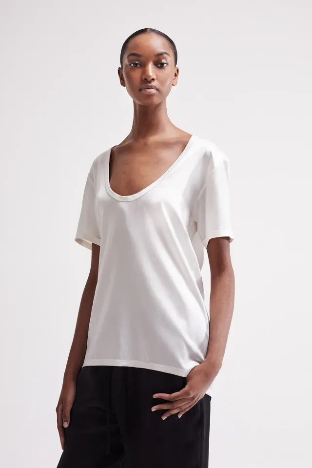 French Deal Tee-Move t-shirt satin de soie léger