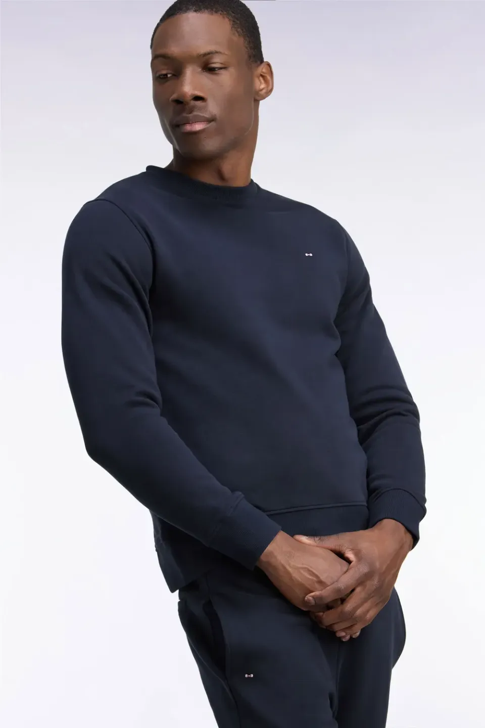 Eden Park H26MAISW0007 sweat homme marine molleton coton