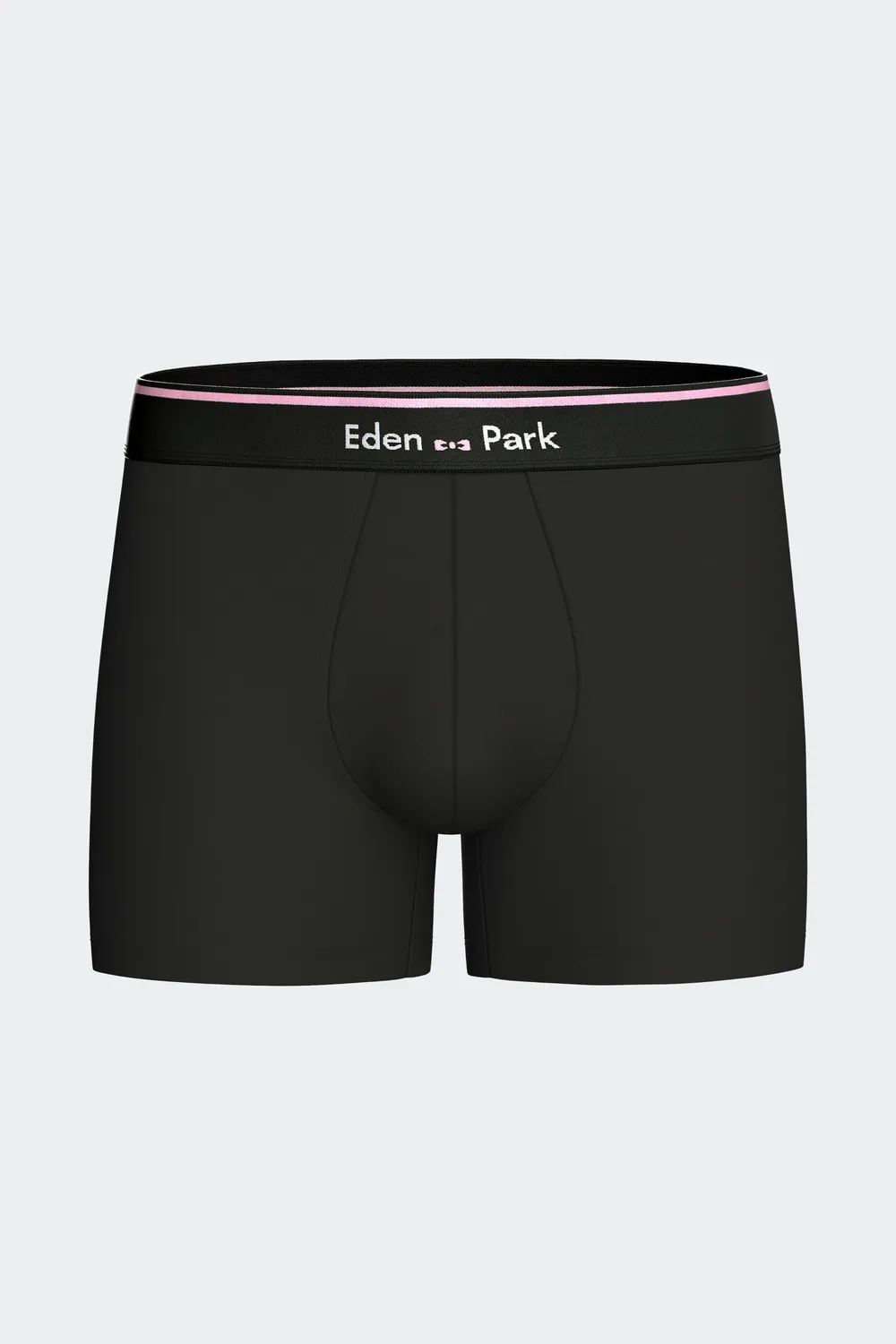 Eden Park lot de 2 boxers coton stretch marine et noir