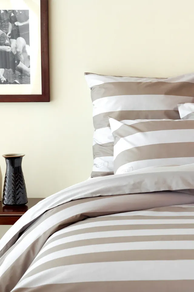 Eden Park housse couette percale beige 240x220