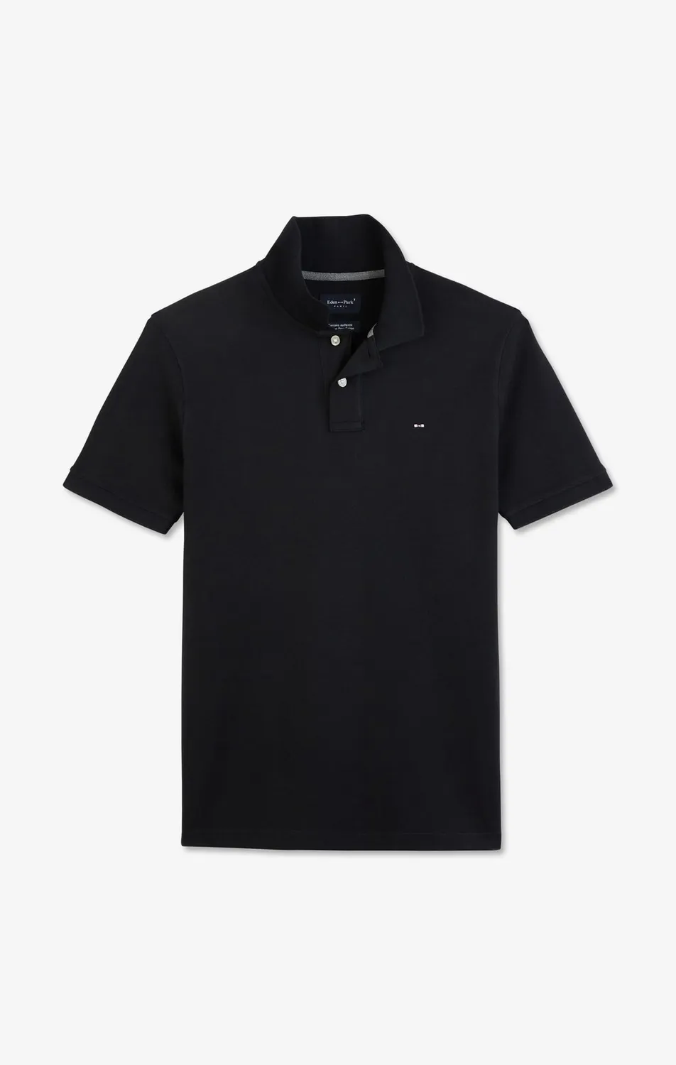 Eden Park polo bleu marine coton pima homme manches courtes